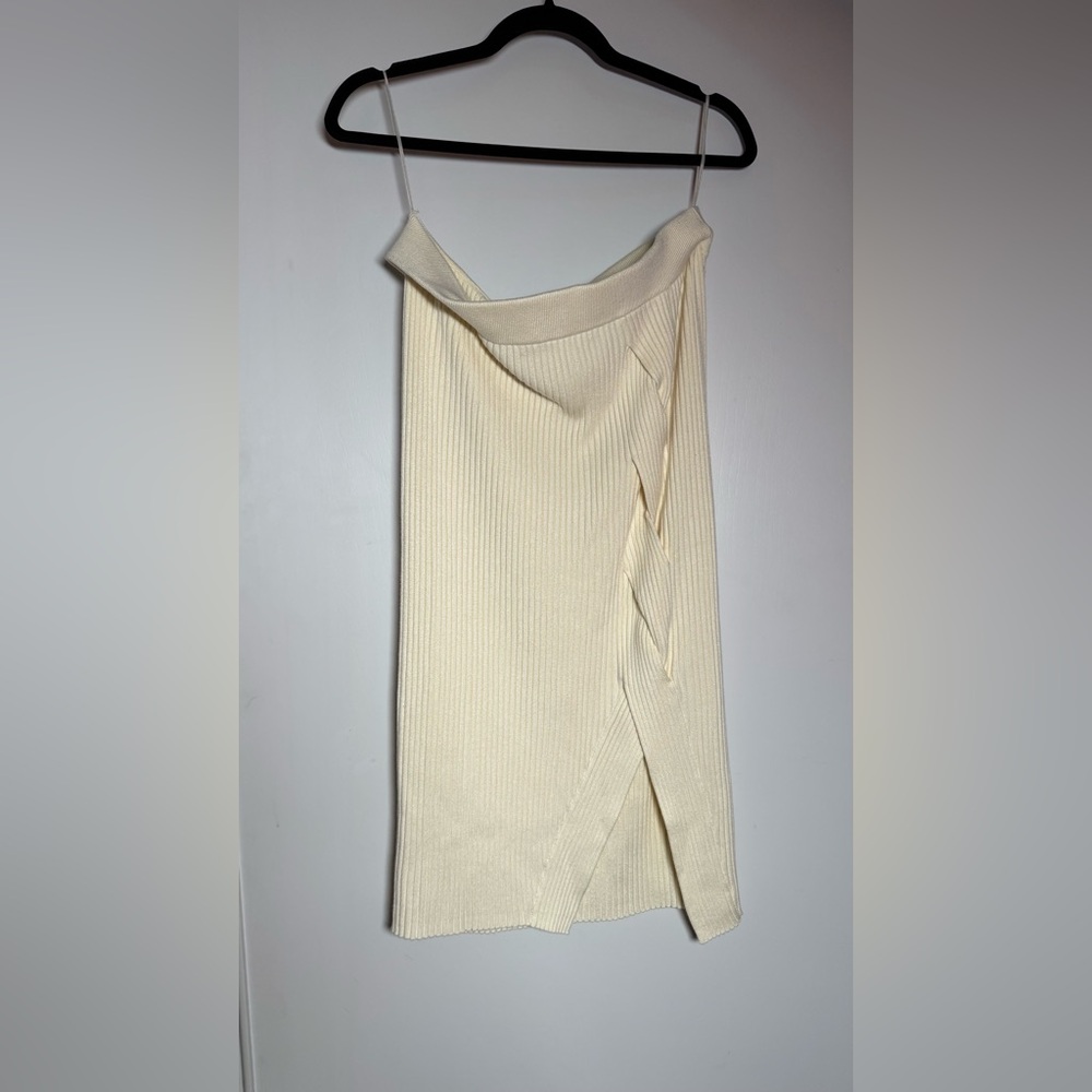 Anthropologie Cream Pencil Skirt